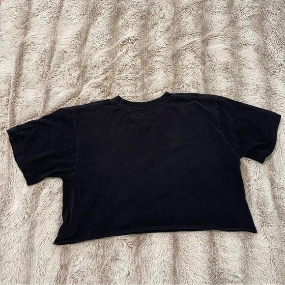 Fox Racing Yellow & Black Upcycled Crop Top - Picture 4 of 4